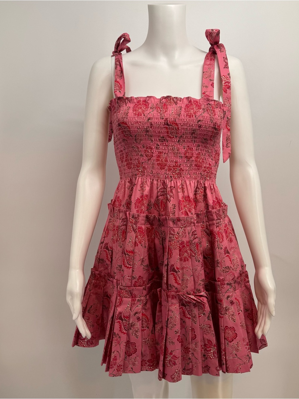 Hill House Home Ribbon Charlotte Nap Dress Size S Pink Romantic Cottagecore - Picture 3 of 11